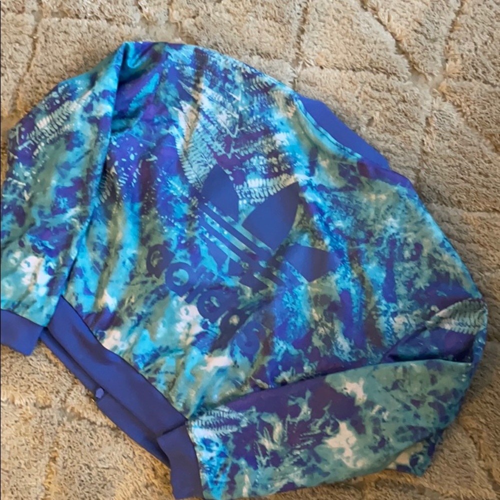 Adidas Elements Cropped Track Jacket - image 2